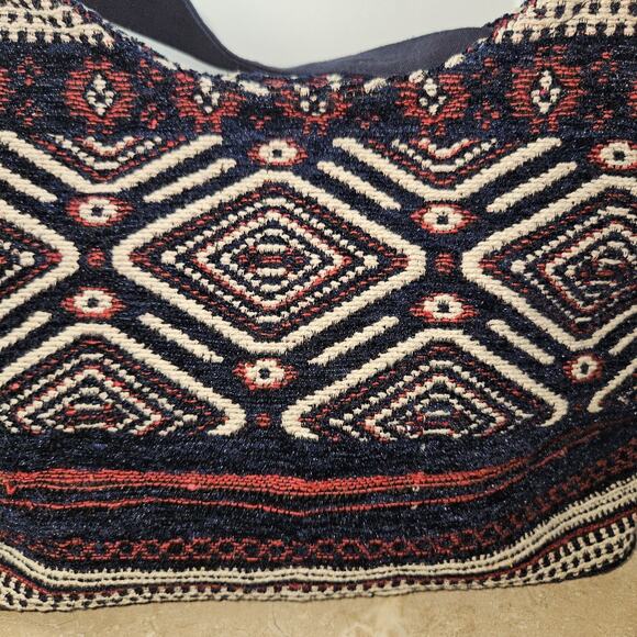 Boho Tapestry Hobo Bag Southwestern Aztec Navajo Purse Woven Tribal - Picture 2 of 6